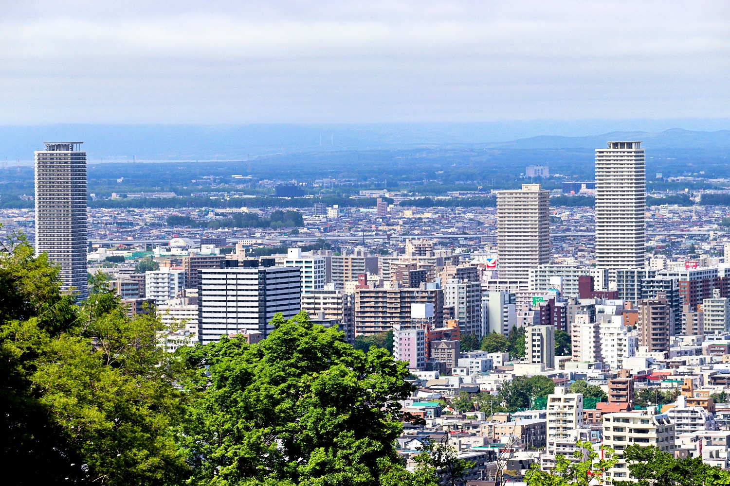 札幌市の街並み